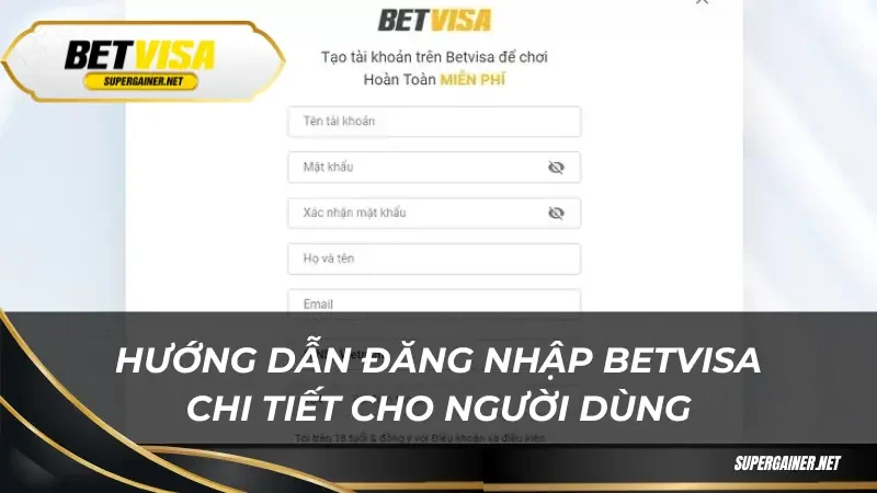 đăng nhập Betvisa Hướng dẫn đăng nhập Betvisa chi tiết cho người dùng
